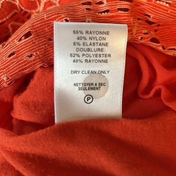 VELVET Graham Spencer Flower Embroidered Print Short Sleeve Dress Size Large - Picture 6 of 8